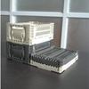 SLOWER SLW163 Folding Container Box, Stacking, Storage Box, Sand, Size L view 2