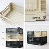 Slower SLW164 Storage Case, Folding Container Box, Stacking, Storage Box, Olive, Size L view 4