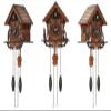 Kintrot Cuckoo Clock Traditional Black Forest Clock Antique Wooden Pendulum Quartz Wall Clock view 2