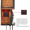Kintrot Cuckoo Clock Traditional Black Forest Clock Antique Wooden Pendulum Quartz Wall Clock view 4
