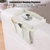 Couch Sofa Chair Armrest Caddy Hanging TV Remote Control Magazines Holder Storage Couch Storage Bag with Cup Holder Tray(Beige) view 3