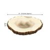 14-18 Inch Wide Natural Round Poplar Wooden Slices Discs for Rustic Wedding Centerpieces, Party Table Dcor, DIY Crafts, Cake Stands, Wood Burning, and Home Decorations view 3