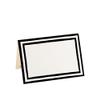 Caspari Border Stripe Place Cards in Black Foil, 32 Included view 1