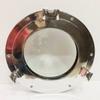 15" Canal Boat Porthole Window Silver Nickel Door Window Glass Porthole Home Decor view 1
