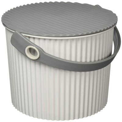 Hachimankasei 239734 Sceltevie Omnioutil Basket, Luxe Gray, Mini, 1.5 gal (4 L), Natural Luxe