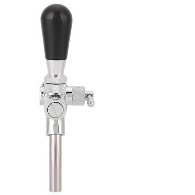 Adjustable Keg Beer Tap Faucet, Keg Beer Homebrewing Stainless Steel Tap with Ball Lock Liquid Control, 7.7 * 7.1inches