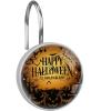 LORVIES Halloween Typographical Pumpkins Shower Curtain Hooks Set of 12, Stainless Steel Shower Hooks Decorative Hanger Rings Rust Resistant for Bathroom Kids Room Fashion Home Decor view 1