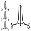 Artliving Plate Stands for Display, 10 Inch Black Iron Easel Plate Display Photo Holder Stand, Displays Picture Frames, Decorative Plates, Tablets and Art (4 pack) view 1