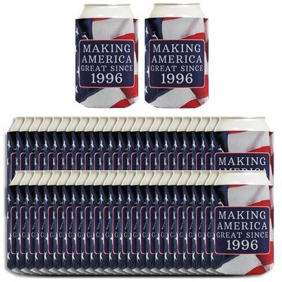 30th Birthday Celebration Making America Great Since 1996 Party Pack 48 Pack Can Drink Coolers