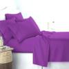 JESIRA Egyptian Cotton Sateen Weave Finish 6pc Sheet Set 10-12 inch deep Mattress 620 Thread Count Purple Solid,Emperor - 84" x 84" view 1