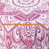 Beach Blue Throw Sheet Mandala Cloth Roundie Round Round Boho Picnic Yoga Yoga Gypsy Beach Garden Indian Towel Mat Cotton Hippy Tapestry Table Round With Beautiful Tassels (Pattern018, 72 Inches) view 3