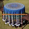 Beach Throw Throw Sheet Mandala Cloth Roundie Round Round Boho Picnic Yoga Yoga Gypsy Beach Garden Indian Towel Mat Cotton Hippy Tapestry Table Round With Beautiful Tassels (Pattern011, 72 Inches) view 1
