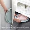 AUNMAS Collapsible Wash Basin Foldable Sink Tub, Durable Space Saving Design Wall Mountable with Hanging Hole Multi Purpose for Camping Kitchen RV Vegetable Washing Blue Optional view 3