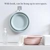AUNMAS Collapsible Wash Basin Foldable Sink Tub, Durable Space Saving Design Wall Mountable with Hanging Hole Multi Purpose for Camping Kitchen RV Vegetable Washing Blue Optional view 4