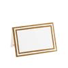 Caspari Border Stripe Place Cards in Gold Foil, 32 Included view 1