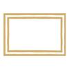 Caspari Border Stripe Place Cards in Gold Foil, 32 Included view 2