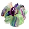 Multicolor Fluorite Rough Natural Sparkling Gemstone Crystal Mineral Cabochon Raw Stone Specimens - China (30PCS) view 3