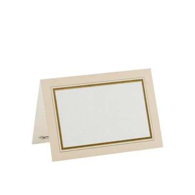 Caspari Gold Border Place Cards, 50 Included