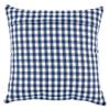DII Decorative Square Throw Pillow Cover Collection Cotton, Machine Washable, Hidden Zipper, 18x18, Navy Assorted, 4 Piece view 2