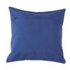 DII Decorative Square Throw Pillow Cover Collection Cotton, Machine Washable, Hidden Zipper, 18x18, Navy Assorted, 4 Piece view 3