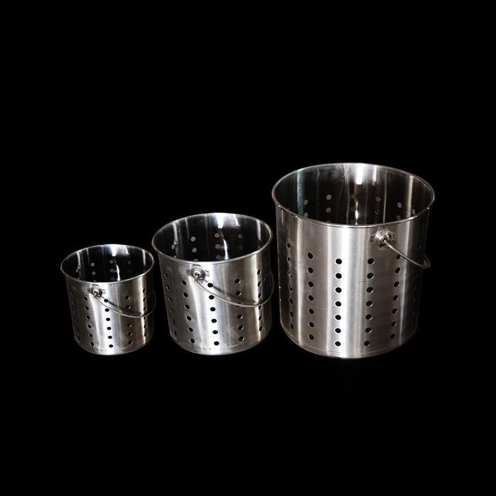 12L/20L/50L Big eye leaky bucket 20L/50L Small eye leaky bucket For family Juice Pressing Filter Peel residue Equipment (20L Big hole)