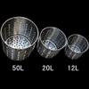 12L/20L/50L Big eye leaky bucket 20L/50L Small eye leaky bucket For family Juice Pressing Filter Peel residue Equipment (20L Big hole) view 2