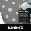 GORILLA GRIP The Original Ironing Board Cover and Pad, Silicone Coating, 400F Scorch Resistant Thick Padding, Heavy Duty Iron Covers Standard Boards, Hook and Loop Fastener Strap, Dots 15x54 view 4