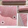 Japanese Floor Futon Mattress, Thick Soft Tatami Sleeping Pad Quilted Fitted Foldable Four Season Mattress Pad Roll Up Mat-Pink 180x220cm(71x87inch) view 4
