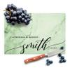 Be Burgundy Personalized Glass Cutting Board - 12 Color Options, 8x10 in - Wedding Gifts, Housewarming Gift, Custom Glass Cutting Board view 3