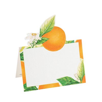 Caspari Orangerie Die-Cut Place Cards, 40 Included