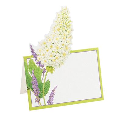 Caspari Fleurs De Mariage Die-Cut Place Cards in White, 40 Included