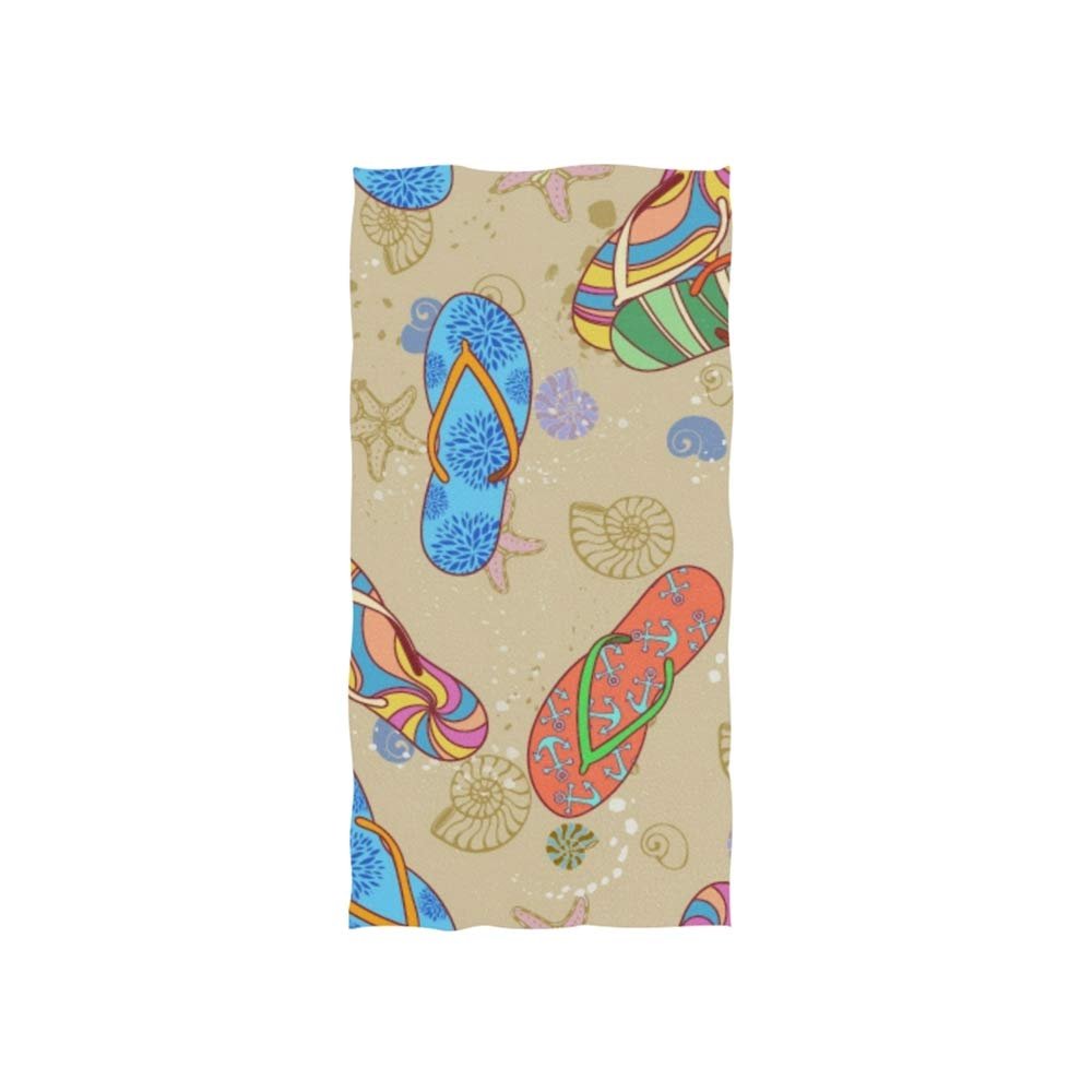 Auskid Seamless Flip Flops Hand Towel Ultra Soft Bathroom Towel for Face Gym Spa