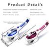 Beewanta Travel Clothes Steamer, Portable Handheld Travel Garment Steamers Vertical and Flat Ironing Handheld Fabric Steamer for Home and Travel Friendly (Color : Blue) view 4
