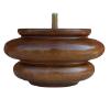 BingLTD - 4" Walnut Hardwood Turned Sofa Legs - Set of 4 (P124-163) view 1