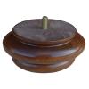 BingLTD - 4" Walnut Hardwood Turned Sofa Legs - Set of 4 (P124-163) view 4