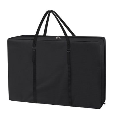 Explore Land Heavy Duty Chair Storage Bag for Folding Longue Zero Gravity Light Weight Transport Folding Rollator Walker (Black)