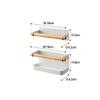 Umbrella Rack GUOYANHOME Creative Umbrella Frame Door/Refrigerator Magnetic Suction Paste Umbrella Storage Rack, White, Adjustable view 2