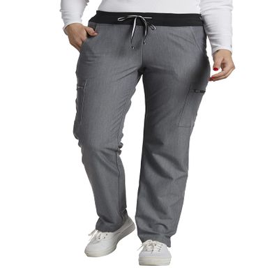 WHITE CROSS V.Tess Women's 337 Cargo Scrub Pant-Taylor Grey-X-Small Petite