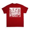 Chat Noir Memento Mori Shirt - Dance of Death Danse Macabre Remember Occult Skeleton Skull (Large) view 1