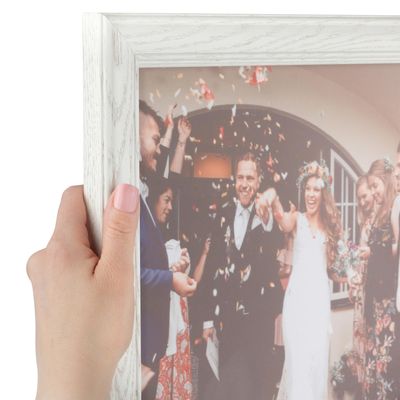 ArtToFrames 25x26 Inch White Picture Frame, This 1.25 Inch Custom Poster Frame is White - Comes with Economy Acrylic and Corrugated Backing (2WOM0151-59504-475-25x26)