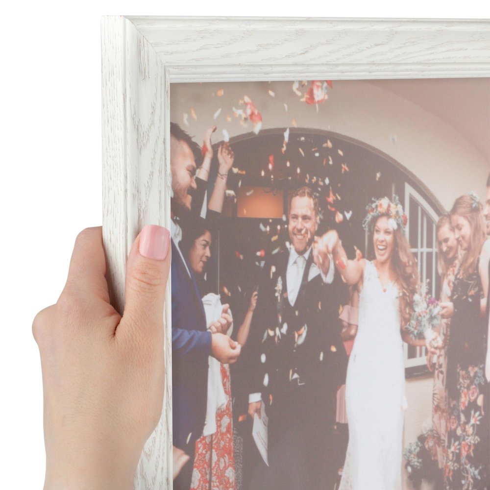 ArtToFrames 25x26 Inch White Picture Frame, This 1.25 Inch Custom Poster Frame is White - Comes with Economy Acrylic and Corrugated Backing (2WOM0151-59504-475-25x26)