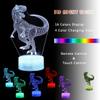 AKOAK Dinosaur Night Light 7 Color Changing LED 3D Optical Illusion Lamp with Remote Control Birthday for Boys Girls Kids Babies and Adults (Dinosaur 3) view 2
