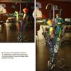 Umbrella Rack GUOYANHOME Iron Umbrella Stand Hotel Showroom Artwork Decoration Retro 38X87CM view 3