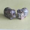 1.2'' Hand Carved Mixed Gemstone Crystal Pig Figurine Animal Carving (Rhodonite, 5pcs) view 2