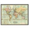 Beautiful World Map Vintage Atlas 1914 Mercator Projection view 1