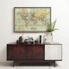 Beautiful World Map Vintage Atlas 1914 Mercator Projection view 2