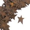 Pack of 100 Rusty Tin Star Cutouts - Rusted Metal Stars for DIY Crafts - Primitive, Rustic Country, Farmhouse DIY Crafts and Decorative Accents (Size: 1 inch Long x 3/4 inch Wide) view 1