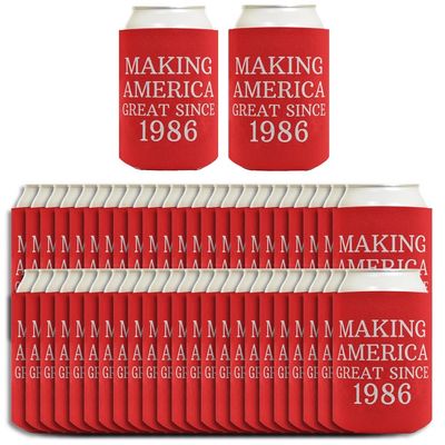 40th Birthday Party Adult Favors Making America Great Since 1986 48-pack Drink Coolers