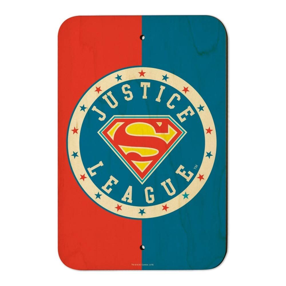 GRAPHICS & MORE Justice League Superman Athletic Logo Home Business Office Sign