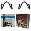 2 Pack Vinyl Record Storage Holder Stack many Albums, 7 inch / 10 inch or 12 inch Wall Mounted Vinyl Record Rack, Display Your Singles and LPs Classic design blends with any decorating style view 1